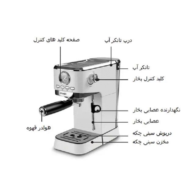 اسپرسوساز مجیک مدل 2030C - Image 2