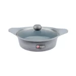 تابه ام جی اس سایز 28 دو دسته گرانیتی طرح C کره ای