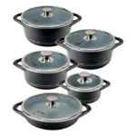 سرویس قابلمه 10 پارچه طرح ایتالیا B کد IB1019