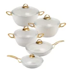 سرویس قابلمه 10 پارچه ام جی اس FR02S طرح فورج