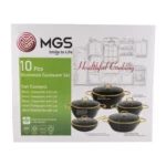 سرویس قابلمه 10 پارچه ام جی اس FR02S طرح فورج