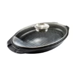 تابه مرغ پز دو دسته ام جی اس سایز 38 گرانیتی طرح B ایتالیا