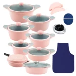 سرویس قابلمه 23 پارچه گرانیتی ام جی اس طرح D کره ای