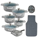 سرویس قابلمه ام جی اس 15 پارچه طرح C جرمنی - Image 2