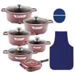 سرویس قابلمه ام جی اس 15 پارچه طرح C جرمنی - Image 3