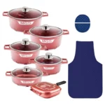 سرویس قابلمه ام جی اس 15 پارچه طرح C جرمنی - Image 4