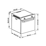 فر توکار برقی آلتون V503T دوقلو